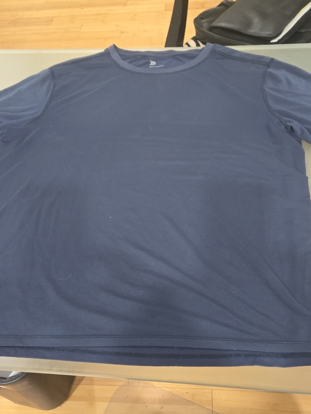 all in motion Men's Dark Blue Short Sleeve Performance Tee